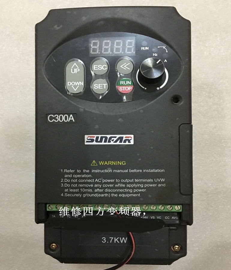 山東煙臺SUNFAR四方C300A-2S0037L變頻器維修 四方變頻器C300A-2S0037L